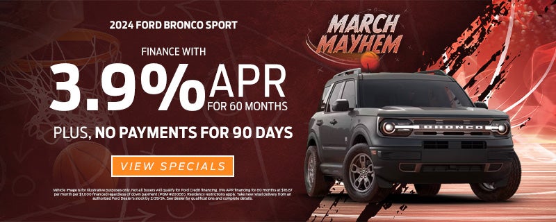 2024 Ford Bronco Sport March Special