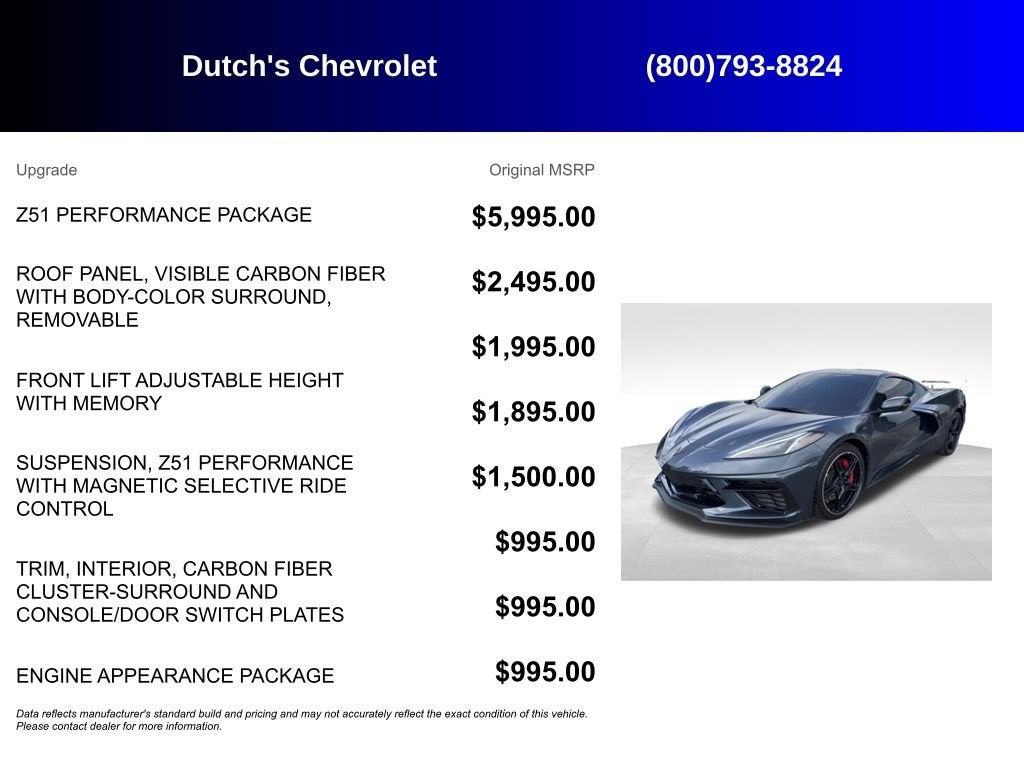 2021 Chevrolet Corvette Stingray 3LT