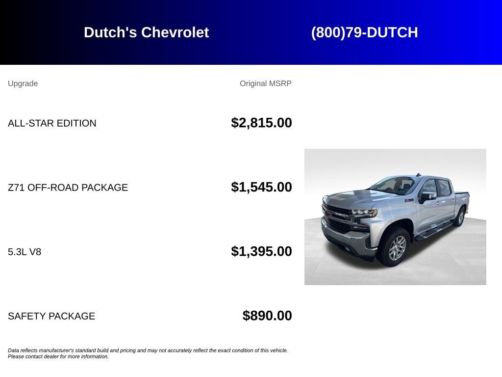 2019 Chevrolet Silverado 1500 LT