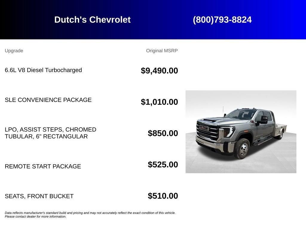 2024 GMC Sierra 3500 HD Chassis Cab SLE
