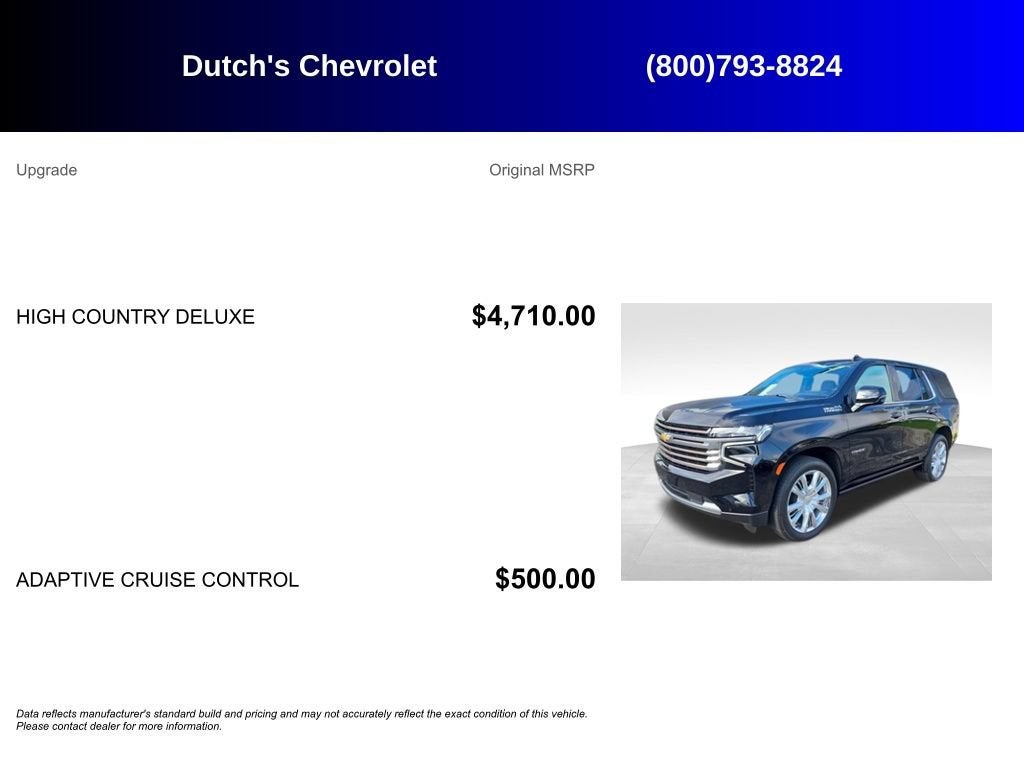 2023 Chevrolet Tahoe High Country