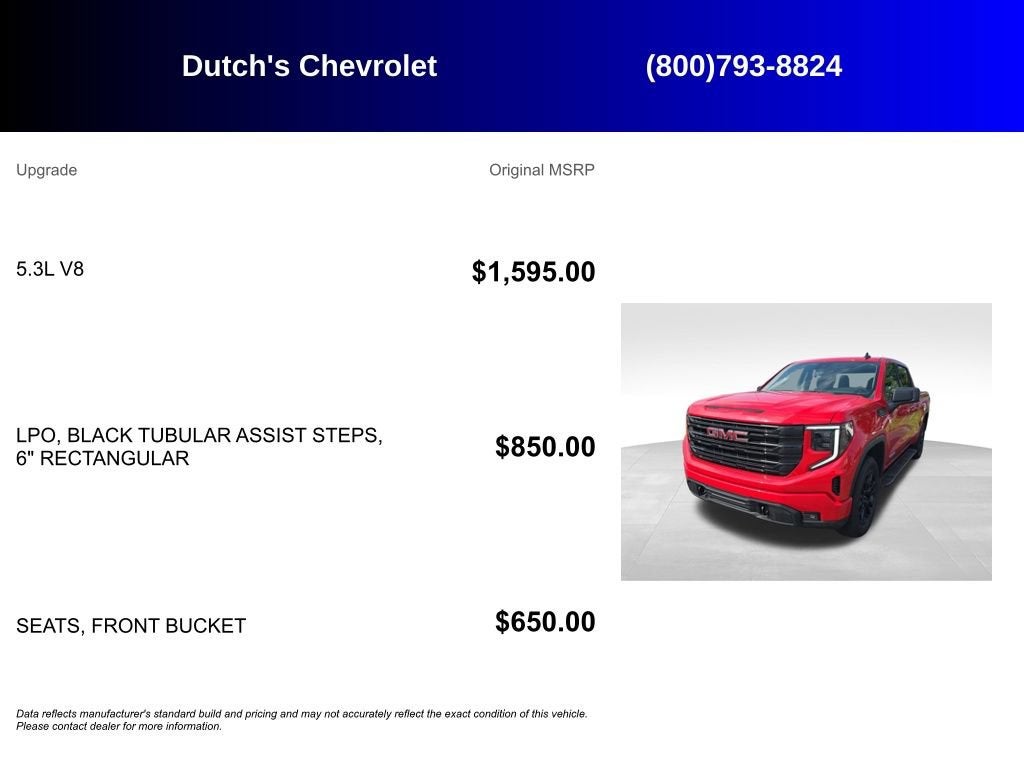 2025 GMC Sierra 1500 Elevation