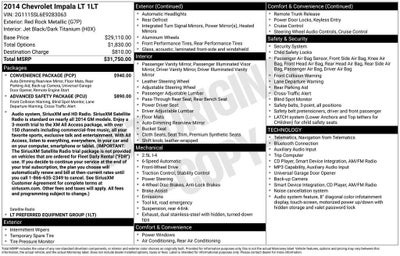 2014 Chevrolet Impala LT