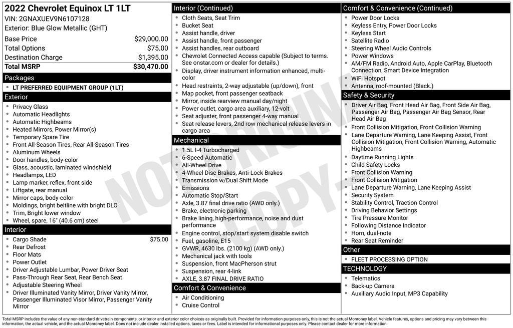 2022 Chevrolet Equinox LT