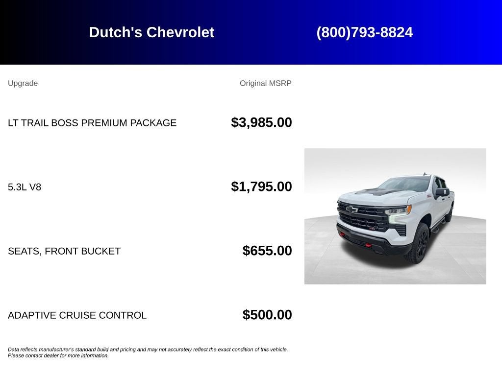 2026 Chevrolet Silverado 1500 LT Trail Boss