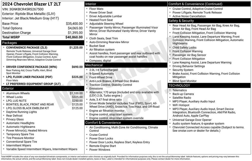 2024 Chevrolet Blazer 2LT