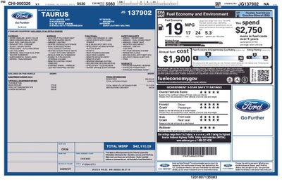 2018 Ford Taurus Limited