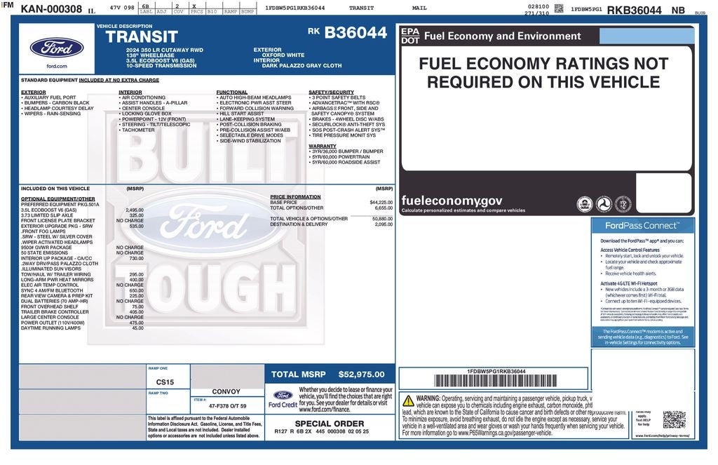 2024 Ford Transit-350 Base