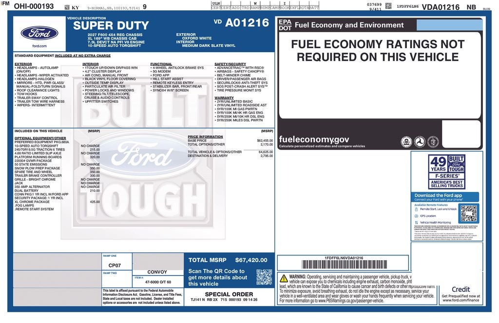 2027 Ford F-600SD Base
