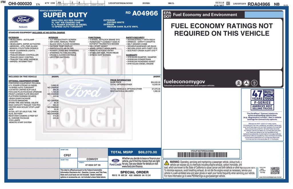 2024 Ford F-550SD XL DRW
