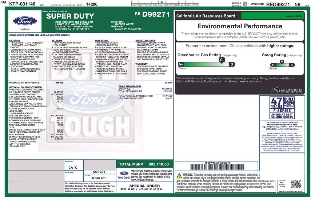 2024 Ford F-350SD Lariat
