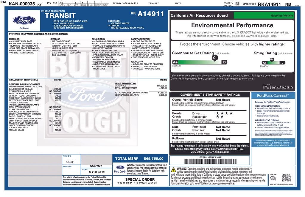 2024 Ford Transit-350 Base