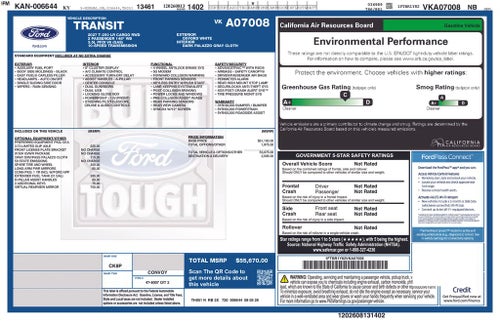 2027 Ford Transit-250 Base