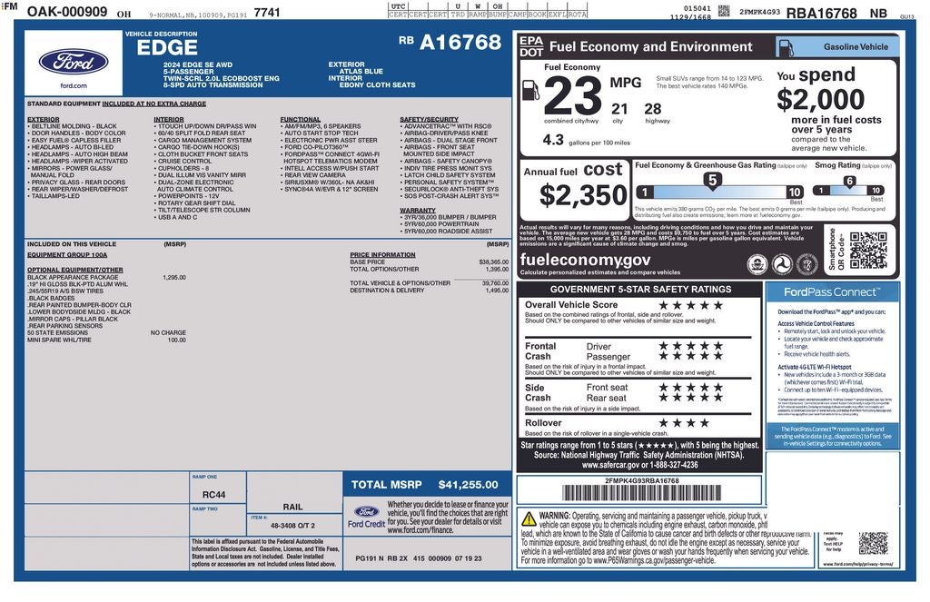 2024 Ford Edge SE