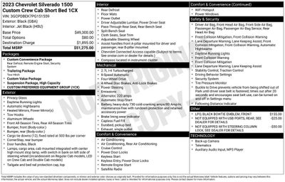 2023 Chevrolet Silverado 1500 Custom