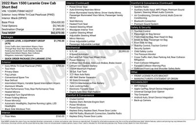 2022 RAM 1500 Laramie