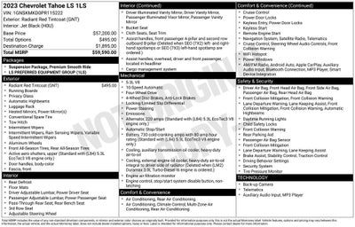 2023 Chevrolet Tahoe LS
