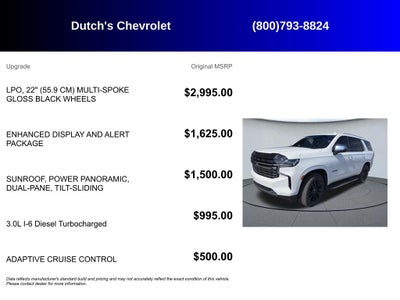 2024 Chevrolet Tahoe Premier