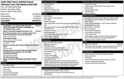 2024 GMC Sierra 2500HD Denali Ultimate