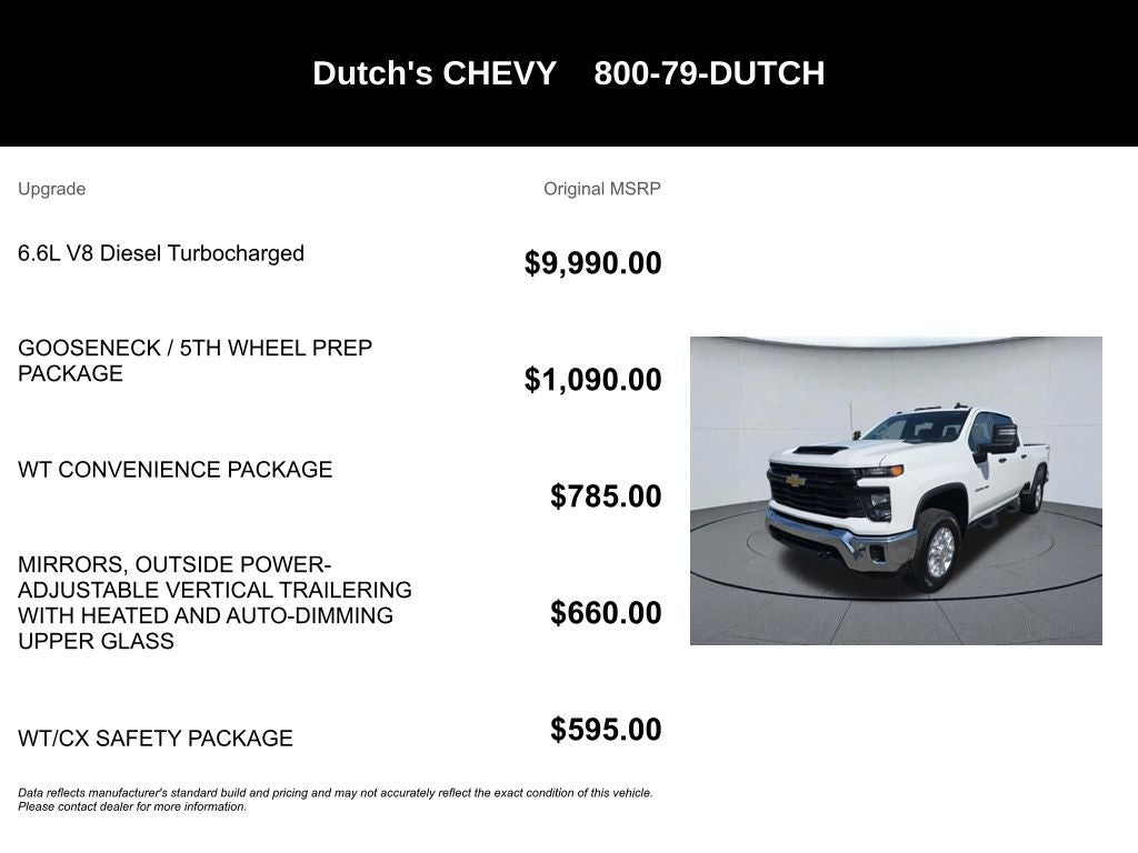 2025 Chevrolet Silverado 3500HD Work Truck