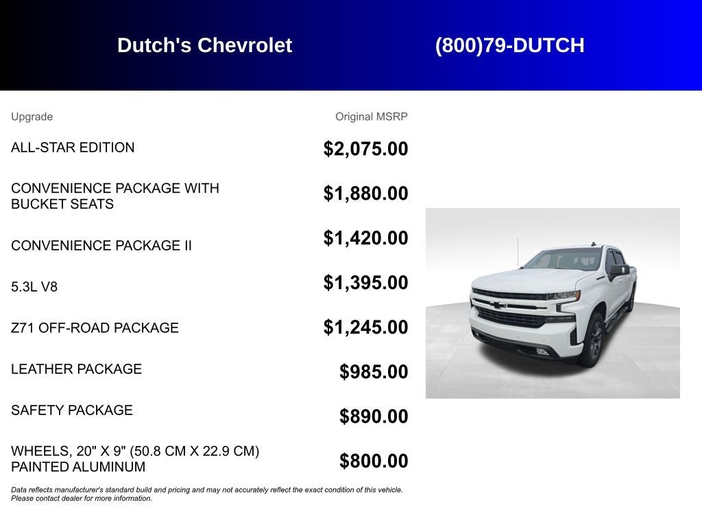 2020 Chevrolet Silverado 1500 RST