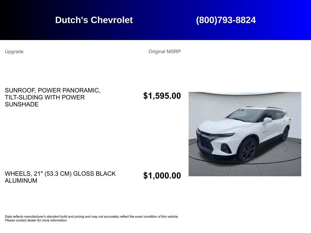 2020 Chevrolet Blazer RS