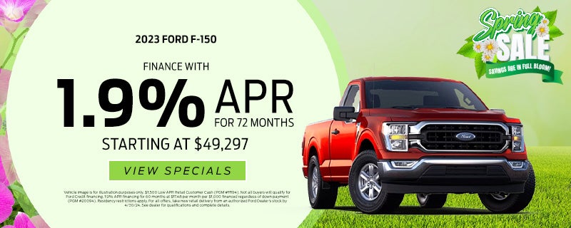 New Ford April Specials